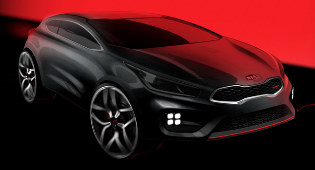  Kia Teases New Pro_Cee'd GT with 1.6-liter Turbo, Targets VW Golf GTI and Ford Focus ST