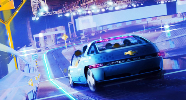  GM and Disney Re-Imagine Epcot Center's Chevy Test Track, will Open in December
