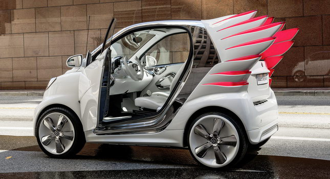  Smart ForJeremy -Not Clarkson- is a ForTwo EV with Wings That’ll Go on Sale Next Year