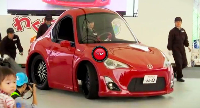  Aww, Isn't That Cute? Gazoo Builds a Real-Life Mini Version of the Toyota GT 86 / Scion FR-S