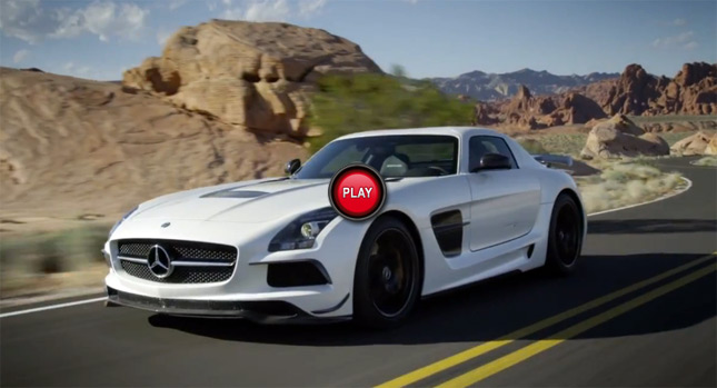  Mercedes-Benz Shows SLS AMG Black Series Edition on the Move for the First Time