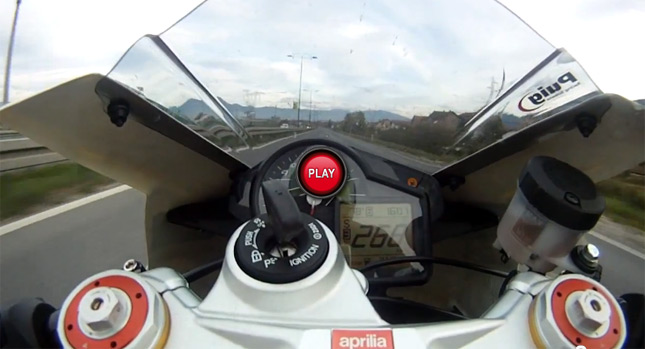  Crazy Rider Hits Speeds Over 260km/h – 162mph in Bosnia and Herzegovina on an Aprilia RSV4