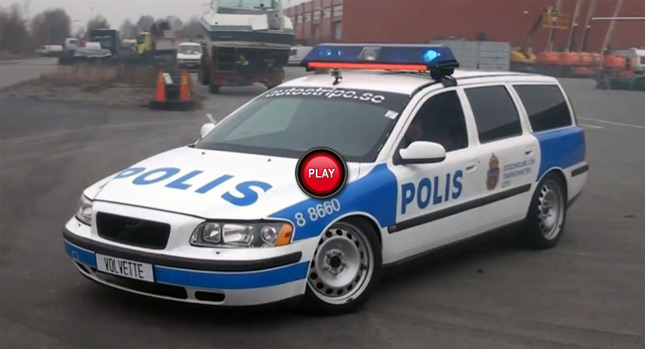  Volvette V70 Police Car is Here to Serve Some Crazy Donuts