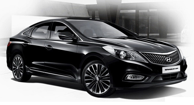 Updated 2013 Hyundai Grandeur aka Azera gets New Grillz in South Korea ...