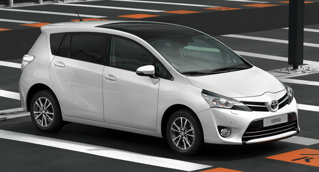  Refreshed 2013 Toyota Verso Priced from £17,495 OTR in the UK