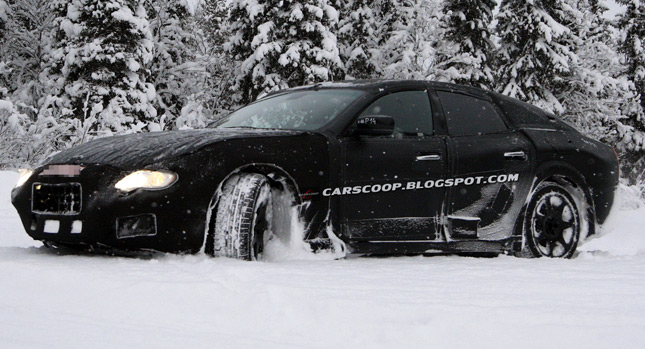  Spied: Maserati to Challenge BMW 5- and 6-Series Gran Coupe with New Ghibli Sports Sedan
