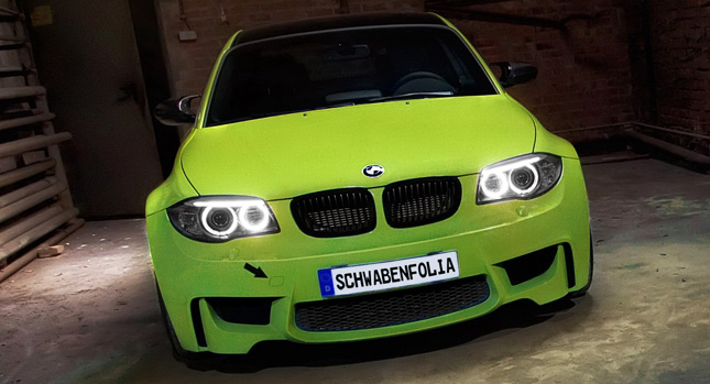  Schwabenfolia Squeezes Some Color on the BMW 1-Series M Coupe