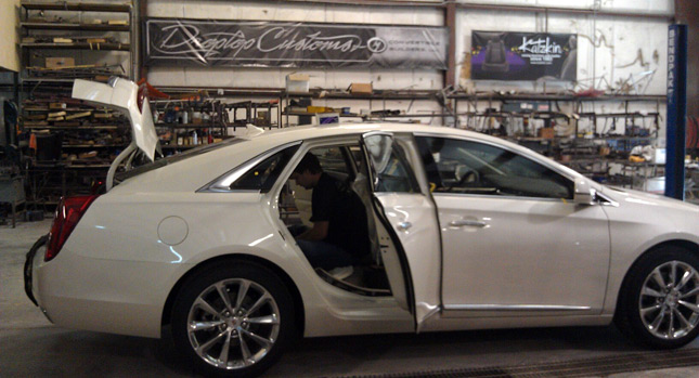  Drop Top Customs Gets to Work on 2013 Cadillac XTS Convertible Sedan