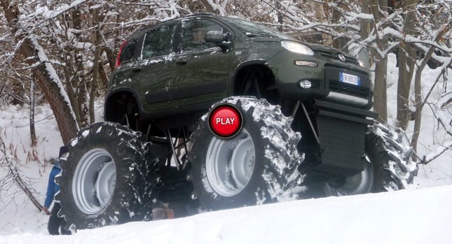  Someone Created a Monster Out of a New 2013 Fiat Panda 4×4