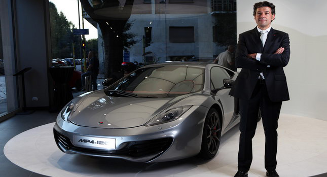  McLaren MP4-12C Spider Makes its Italian Premiere at the 37th Bologna Motor Show