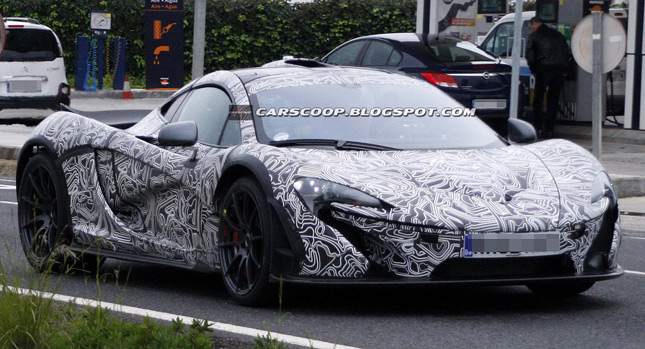  Spy Shots: McLaren Suits Up New P1 Hypercar and Takes it Out for Testing
