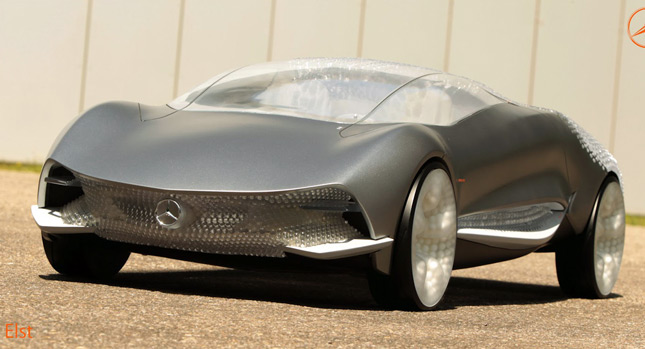  Young Designer Dreams Up a Futuristic Mercedes-Benz Sports Car Concept