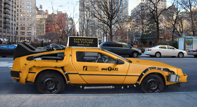  DeLorean NYC Taxi Concept Promises to Take You Back to Another Time