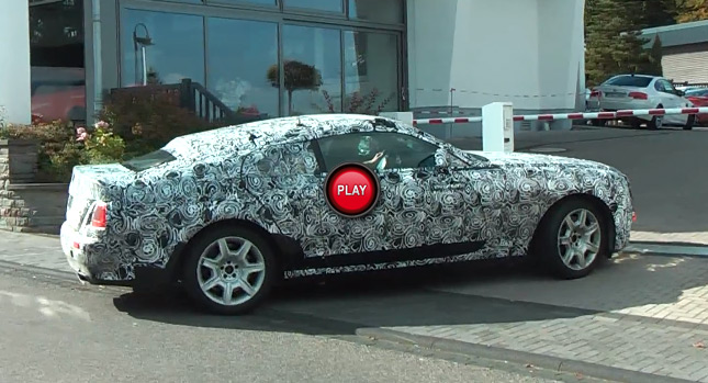  Spied: Rolls Royce Ghost Coupe Makes Another Appearance on the 'Ring