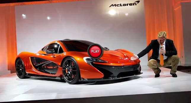  McLaren Shows P1 at NYC Private Event, Says Only the Front Bumper and Rear Vents will Change