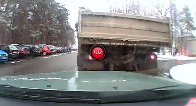  This Truck Driver Could Definitely Use a Backup Camera