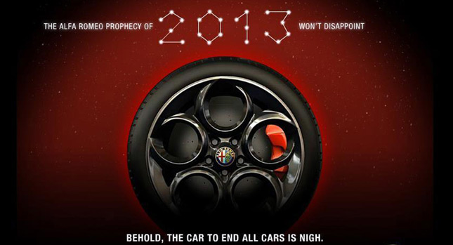  Alfa Romeo Teases New Model for 2013, will Likely be the Production 4C Coupe