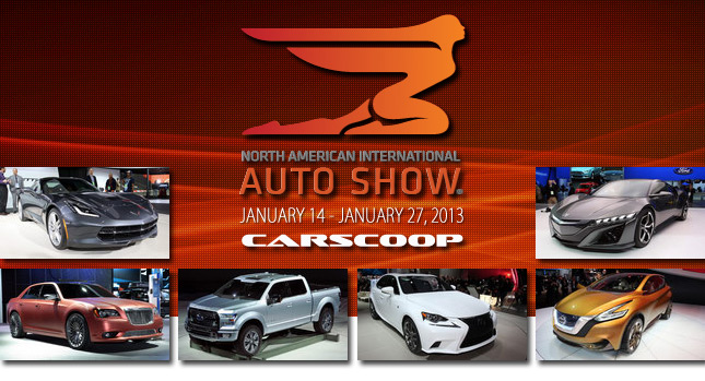  Carscoop's A-Z Guide to the 2013 Detroit Motor Show, the Final List