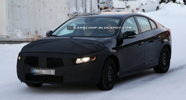  Spied: 2014 Volvo S60 Facelift to Sport Updated Fascia and Interior