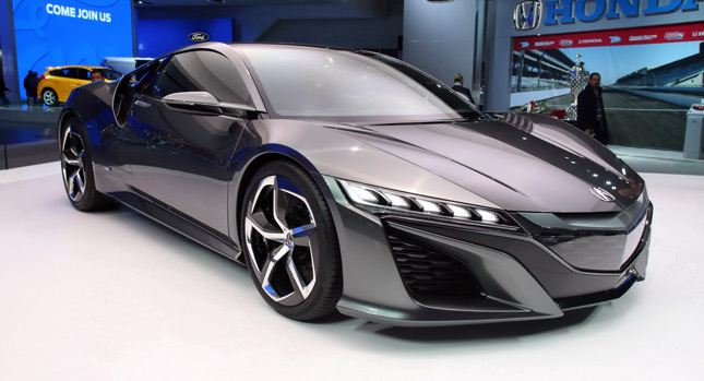  Acura Presents Redesigned NSX Concept II with Complete Interior at the Detroit Auto Show