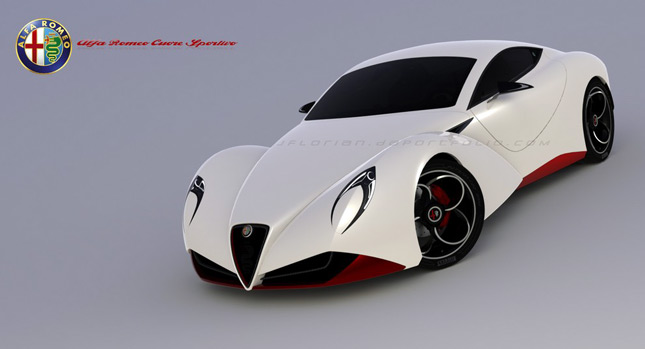  New Alfa Romeo 6C Cuore Sportivo Design Concept