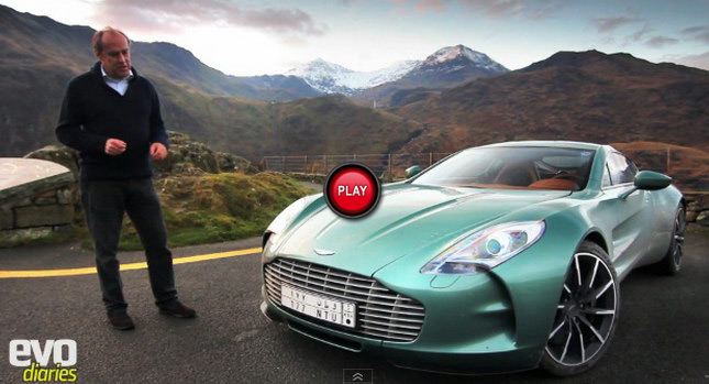  Watch Evo’s Harry Metcalfe Review the 750HP Aston Martin One-77 Supercar