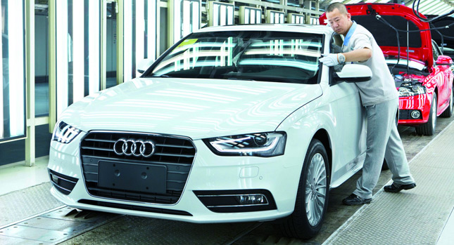  Audi Sells More Than 400,000 Cars in China for the First Time in 2012