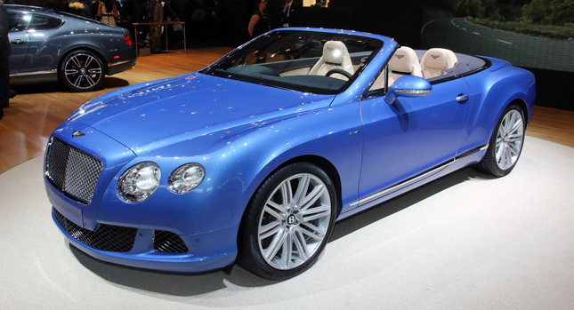  202MPH Bentley Continental GTC Speed Makes its World Debut in Detroit