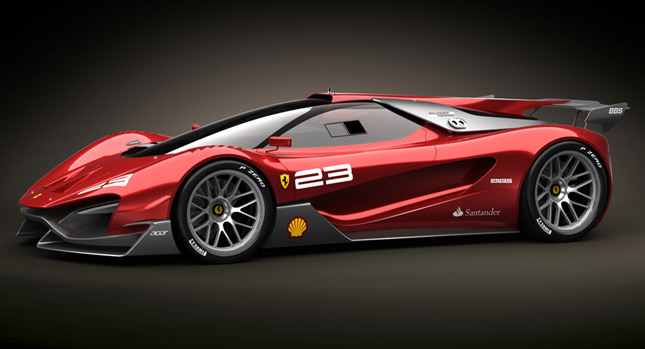  Ferrari Xezri Design Concept Sports Up and Wears its Competizione Costume