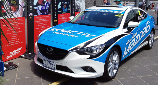  Celebrities to Race New Mazda6 on the Sidelines of the 2013 F1 Australian GP