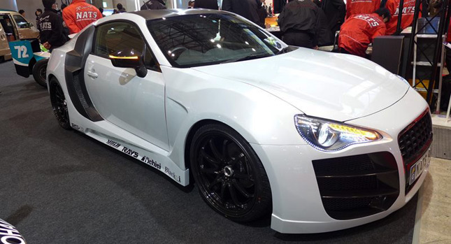  That's NATS! Japanese Students Turn Toyota 86 / Scion FR-S into an Audi R8 Lookalike