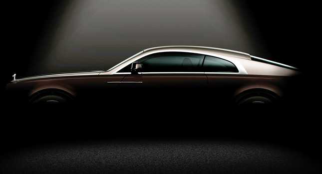  Rolls-Royce Officially Shows New Wraith's Profile, Plus a Fresh Batch of Spy Photos