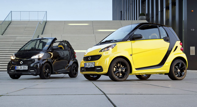  Smart Goes All Bumblebee with New Fortwo Edition Cityflame