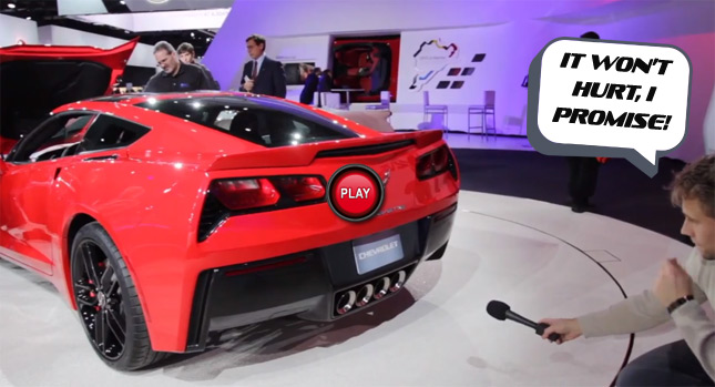  2014 Corvette Stingray Video Roundup: Engine Startup, Press Kit Unboxing and Digital Gauge