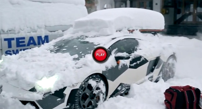  Lamborghini Gallardo LP560 Proves its Worth on the Snow