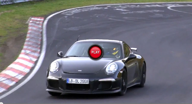  Spied: New Porsche 911 Turbo and GT3 Flogged Around the Nürburgring