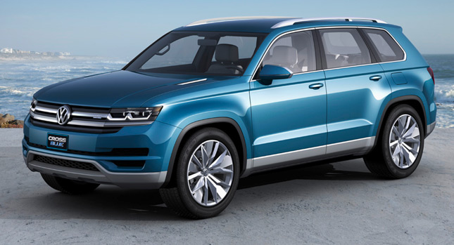  New Volkswagen CrossBlue 6/7-Seater SUV Concept in More Detail [Updated]