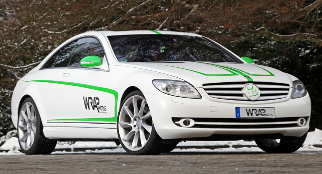  German Tuner Wraps and Punches Up Performance of Mercedes-Benz CL500