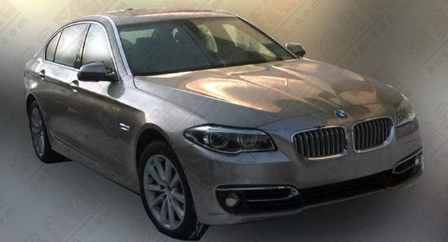  2014 BMW 5-Series LWB Spied Undisguised in China, Previews Facelift Model