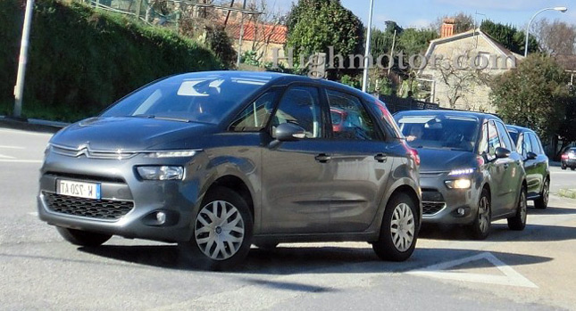  Spied: Did Citroen Just Pull a Nissan Juke-Styling Stunt on the New C4 Picasso?