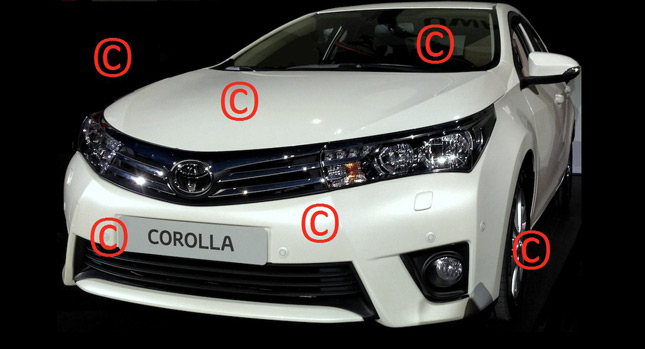  First Appearance of All-New 2014 Toyota Corolla Sedan?