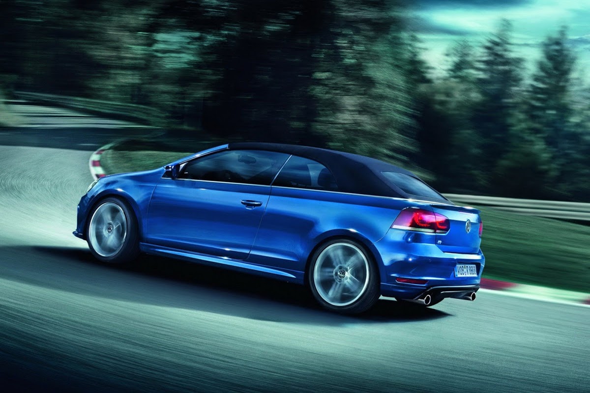 New Volkswagen Golf R Cabriolet with 265PS is the Last Hurrah for