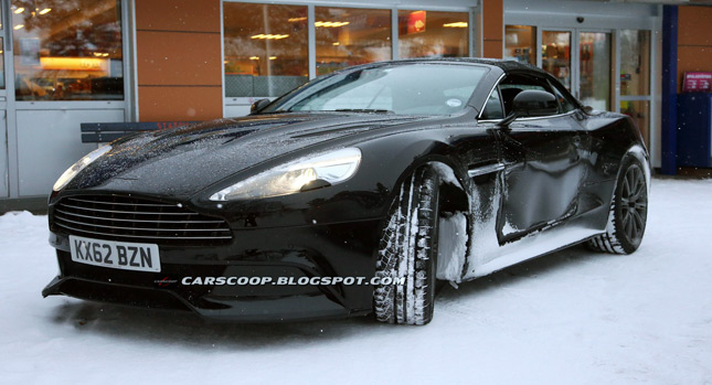  Spied: Up, Close and Personal with New Aston Martin Vanquish Volante