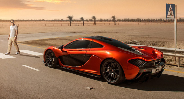  McLaren P1 Spreads Out for a Photo Shoot at the Bahrain International Circuit