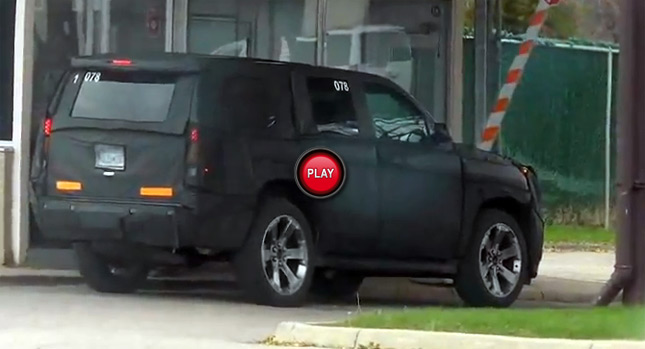  Spied on the Road: The 2014 Cadillac Escalade