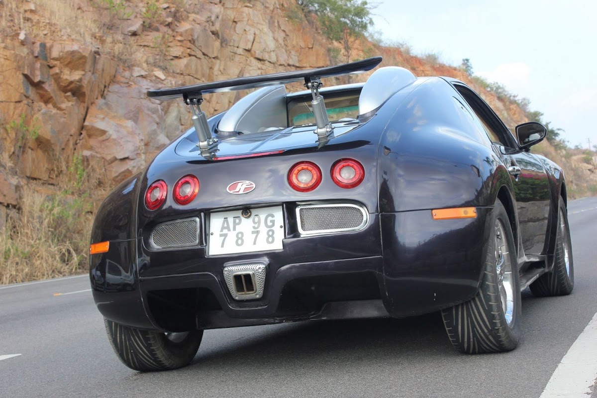 Aww, Ain't that Cute? Mini-Me Bugatti Veyron Clone Built on a Suzuki