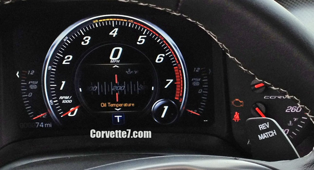  2014 Corvette Stingray Pre-Production Model Spotted with Dual-Boost Gauges!