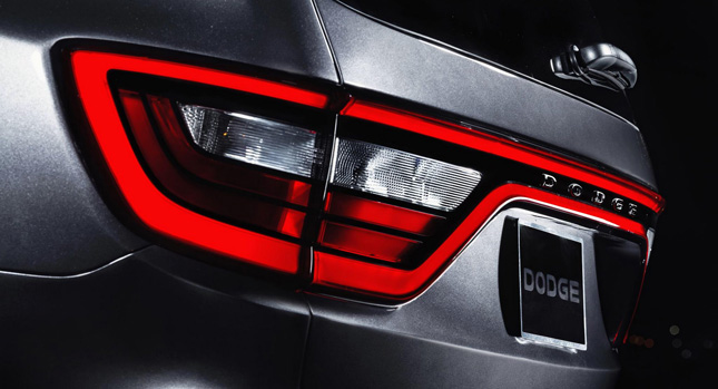  Facelifted 2014 Dodge Durango Teased, Gets Racetrack-Style Taillights