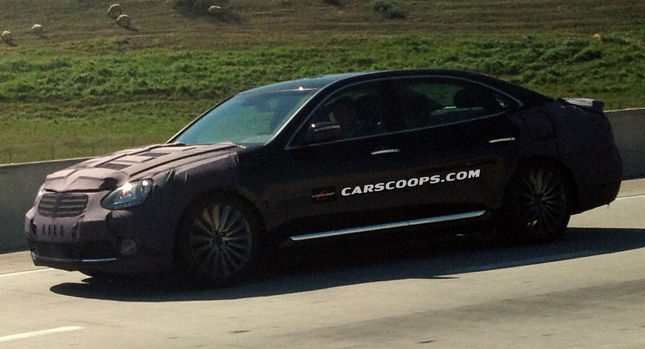  U Spy: Hyundai's Refreshed 2014 Equus Flagship Caught on U.S. Roads