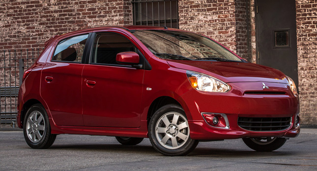  Mitsubishi Reveals 2014 Mirage Hatchback with 40MPG at the New York Auto Show